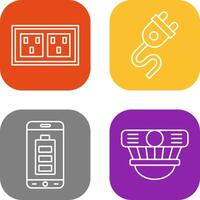 Socket and Plug Icon vector