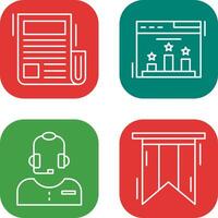 News and Ranking Icon vector