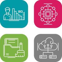 Consulting and Automated Icon vector