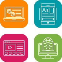 Workshop and Education App Icon vector