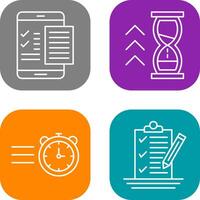 Check List and Quick Response Icon vector