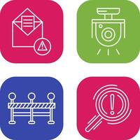 Spam and Security Camera Icon vector