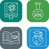 Science and Dna Icon vector