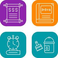 History and Math Icon vector