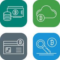 Money and Cloud Icon vector