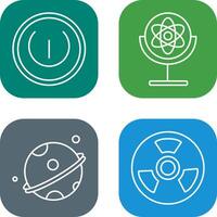 Gyroscope and Power Icon vector