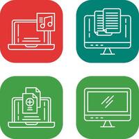 Music and Paste Icon vector