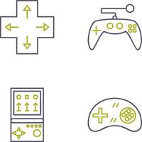 Direction Key and Gaming Control Icon vector