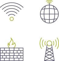 Signal on User and global Signals Icon vector