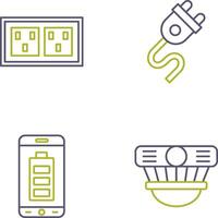 Socket and Plug Icon vector