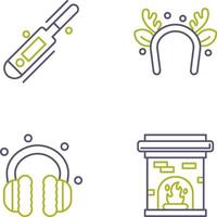 Thermometer and Headband Icon vector