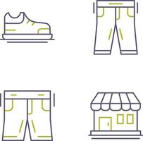 Shoes and Pants Icon vector