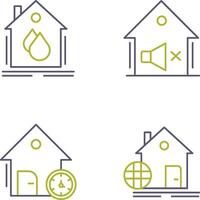 Water Hose and Mute Icon vector