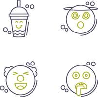 Drink and Dizzy Icon vector