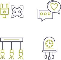 Socket and Chat Icon vector