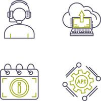 Helpline and backup Icon vector