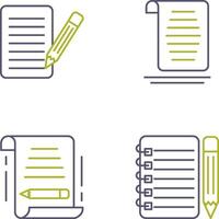 checklist and document Icon vector