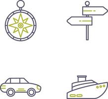 Compass and Direction Icon vector