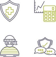 Accounting and Health Icon vector