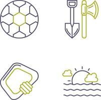 Soccer and Tools Icon vector