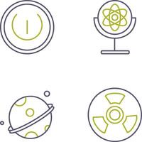 Gyroscope and Power Icon vector