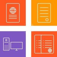 global report and reports Icon vector