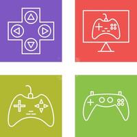 juego de azar controlar y en línea juegos icono vector