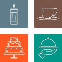 Sauce and Tea Icon vector