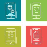 Setting and Favourite Icon vector