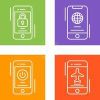 Browser and Lock Icon vector