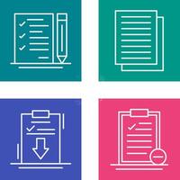 Agreement and Document Icon vector