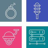 Traffic Signal and Block Icon vector