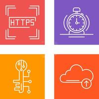 https y alarma icono vector