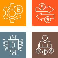Setting and Money Exchange Icon vector