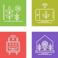 Growth and Device Icon vector