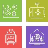 Growth and Device Icon vector