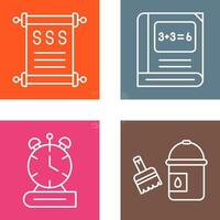 History and Math Icon vector
