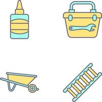 Glue and construction Icon vector