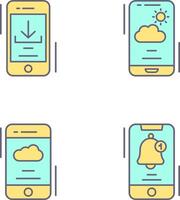 Download and Technology Icon vector