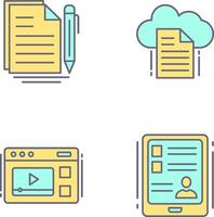 Document and File Icon vector