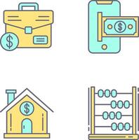 Suitcase and Smartphone Icon vector