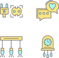 Socket and Chat Icon vector