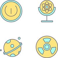 Gyroscope and Power Icon vector