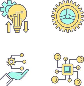 Analysis and Setting Icon vector