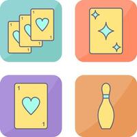 Deck of Card and Card Icon vector