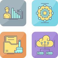 Consulting and Automated Icon vector