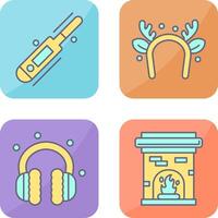 Thermometer and Headband Icon vector