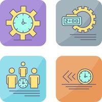 Time Management and Time Management Icon vector