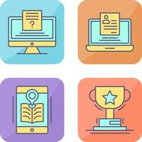 Quiz and Registration Icon vector