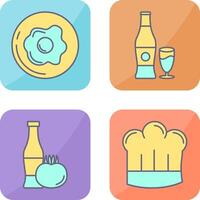 Breakfast and Bear Icon vector